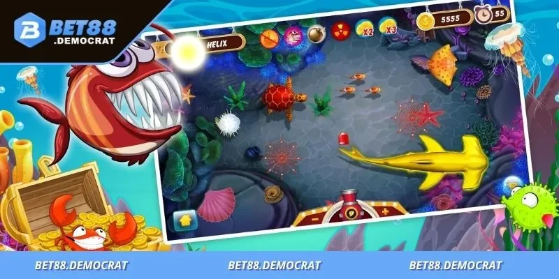 Không gian 3D rộng mở, âm thanh sống động nâng tầm cảm giác bắn cá hải vương